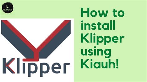 klipper how to install.